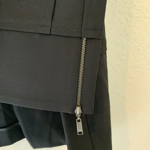 New $388 Misook Black Zipper blazer Jacket Small S - Picture 5 of 6